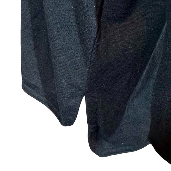 C.T. PLAGE Cotton Cashmere Goat Crewneck Boxy Pullover Sweater Black Sz:40 Japan - Picture 5 of 10